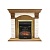 Каминокомплект Royal Flame Dublin арочный скальный белый (дуб)+Majestic FX Brass