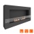 Биокамин SteelHeat WALL GRAND 1200 LITE черный, стекло SteelHeat