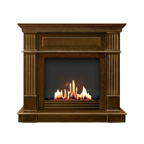 Биокамин в портале SteelHeat Rim, стекло SteelHeat