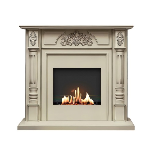 Биокамин в портале SteelHeat Martin, стекло SteelHeat