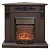 Каминокомплект Real Flame Dominica Corner (темный орех)+Majestic Lux Bl S