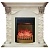 Каминокомплект Real Flame Dublin Lux (белый дуб с патиной)+Rimini