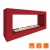 Биокамин SteelHeat FRAME ONE 1000 красный SteelHeat