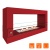Биокамин SteelHeat WALL FRAME ONE 900 красный, стекло SteelHeat
