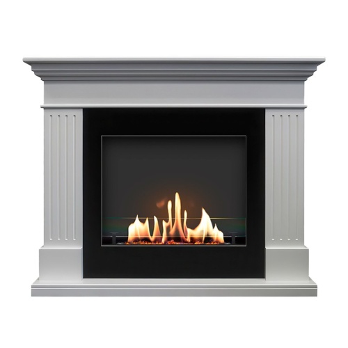 Биокамин в портале SteelHeat Turin, стекло SteelHeat