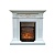 Каминокомплект Royal Flame Verona (белый дуб)+Majestic FX Black