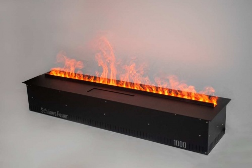 Электроочаг Schönes Feuer 3D FireLine 1000 Pro со стальной крышкой в Москве