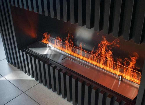Электроочаг Schönes Feuer 3D FireLine 1000 со стальной крышкой в Москве