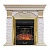 Каминокомплект Royal Flame Dublin арочный сланец шампань (слоновая кость)+Majestic FX Brass