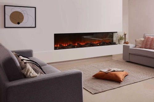 Электрокамин BRITISH FIRES New Forest 1900 with Signature logs - 1900 мм в Москве