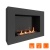 Биокамин SteelHeat WALL GRAND 900 черный, стемалит SteelHeat