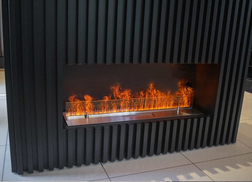 Электроочаг Schönes Feuer 3D FireLine 1000 со стальной крышкой в Москве