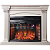 Каминокомплект InterFlame Афина (беж с черной патиной)+Panoramic 33 Led FX