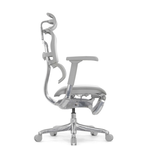 Ортопедическое кресло Falto Comfort Ergohuman Elite 2 с подножкой Серое