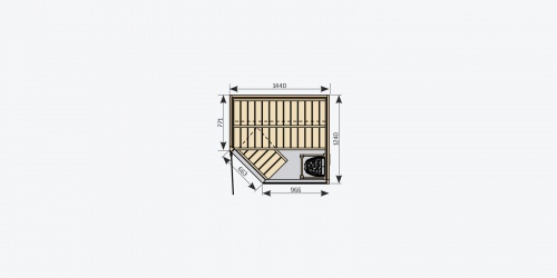 Сауна Sirius SC1412К э/п VegaCompact BC35